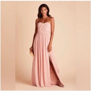 NWT Birdy Grey Chicky Convertable Dress Strapless Blush Pink Medium Bridesmaid